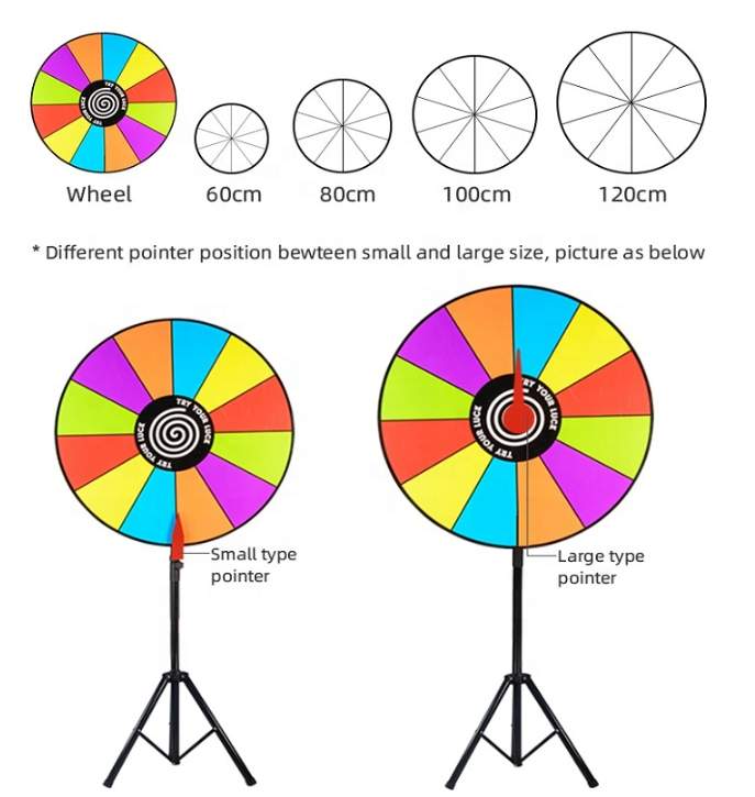 Activity Game Prize Wheel of Fortune Spinning Prize Wheel Lucky Turntable Sand The Medal Lucky Wheel Display Stand