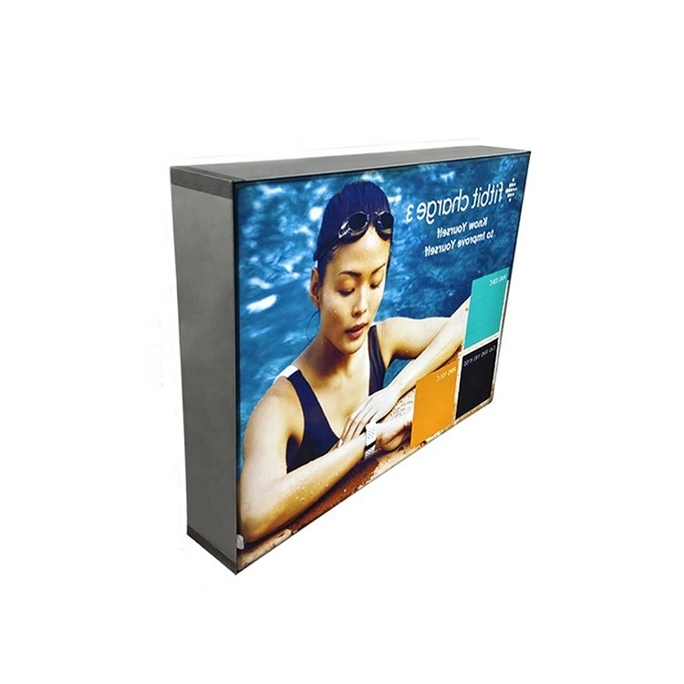 Changzhou factory Aluminium Alloy Poster Tension Fabric Sign Led Frameless Advertising Light Box