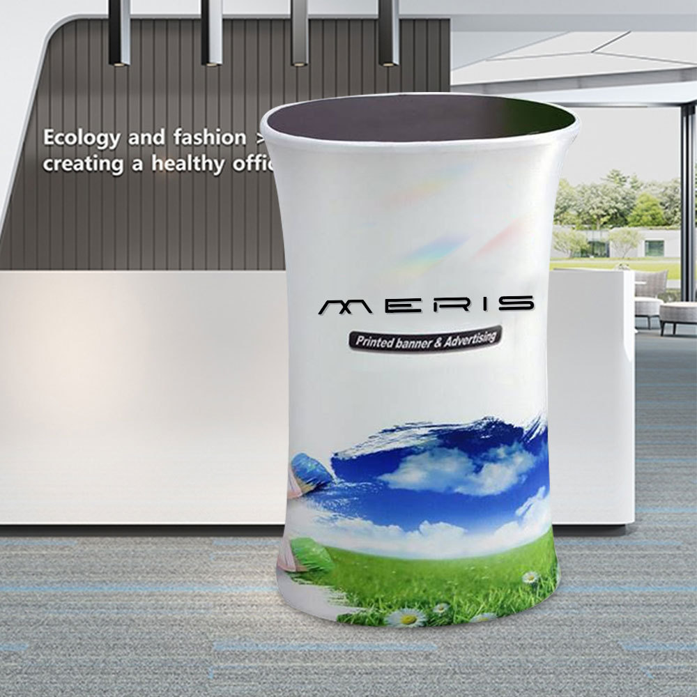 Custom aluminum booth stretch cloth folding promotion exhibition booth