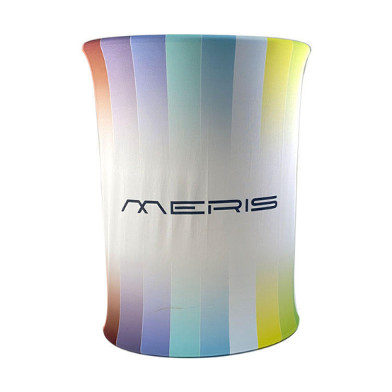 MERIS Pop Up Counter Portable Portable Tension Fabric Pop Up Display Counter