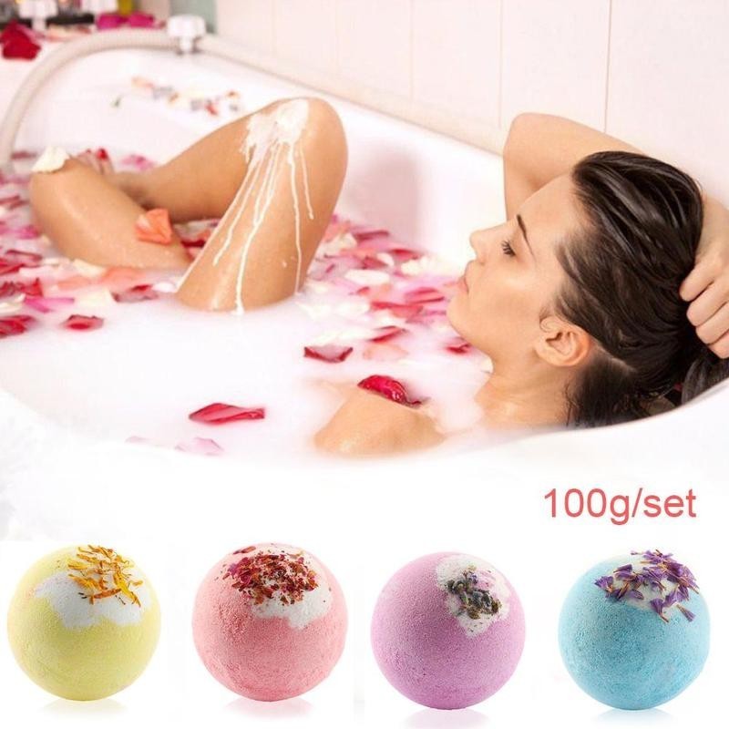 Private Label Luxury Supplies Handmade Relax Fizzy Bath Bombs Gift Set Organic Bubble Vegan Natural Bath Bomb