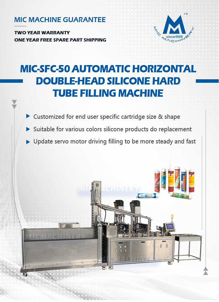 Fully automatic high viscosity adhesive grease cartridge silicone sealant filling machine