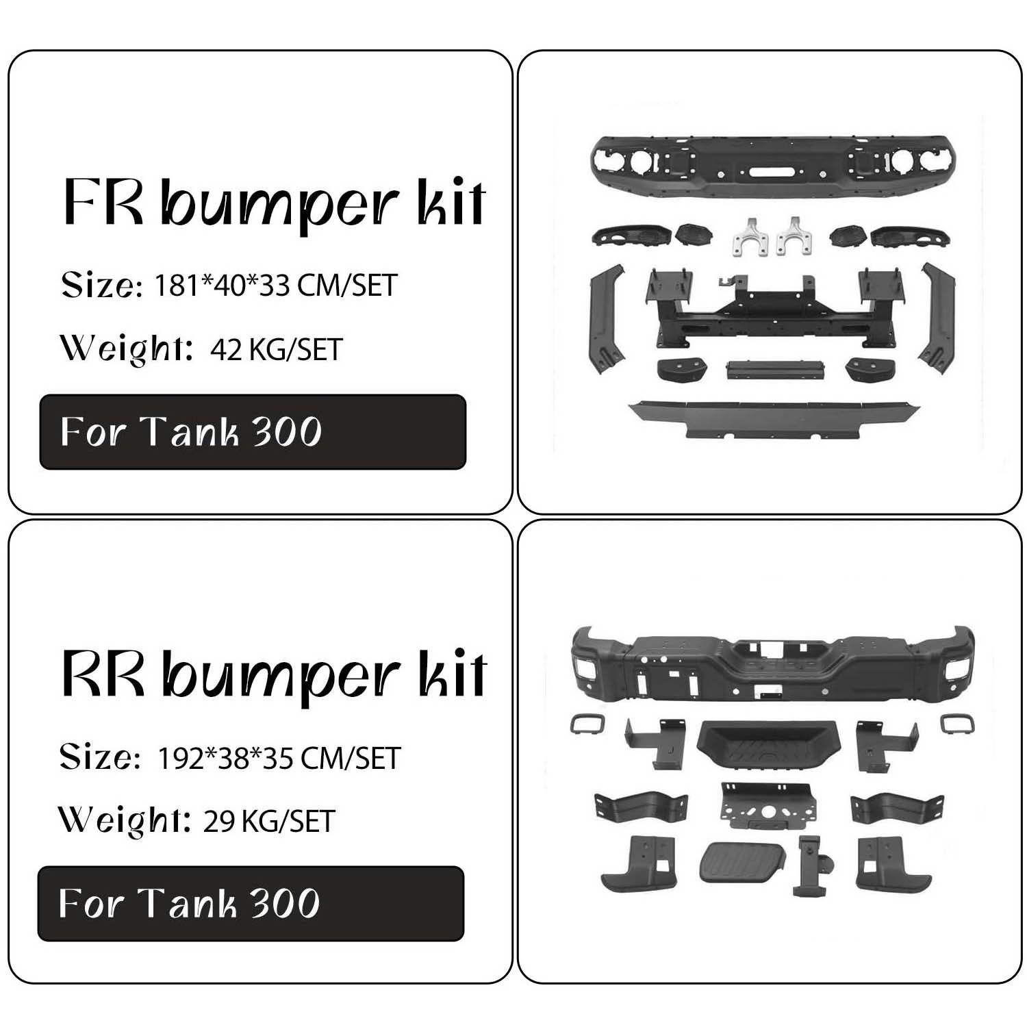 New Design Auto Parts Middle Mesh Grill Bodykit for Great Wall Tank 300  4WD Car Accessories by Chinese Manufacturer