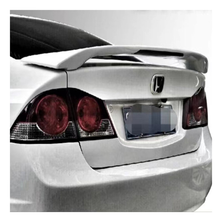 Mingao factory hot sale auto parts pressed wing rear spoiler for Honda 06-14 eight generations of Civic spoiler