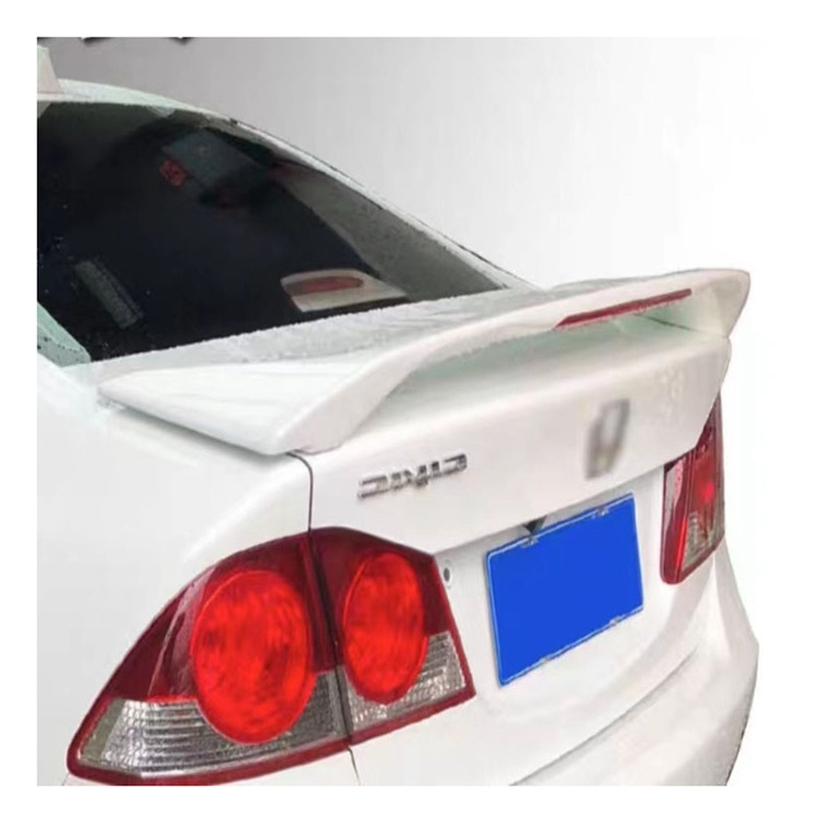 Mingao factory hot sale auto parts pressed wing rear spoiler for Honda 06-14 eight generations of Civic spoiler