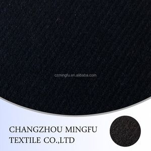 twill woven boiled wool fabric