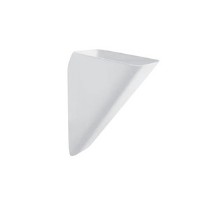 White Freestanding Wash Basin Bathroom Sink Triangular ceramic basin Ceramic Hand Wash Basin Full Pedestal