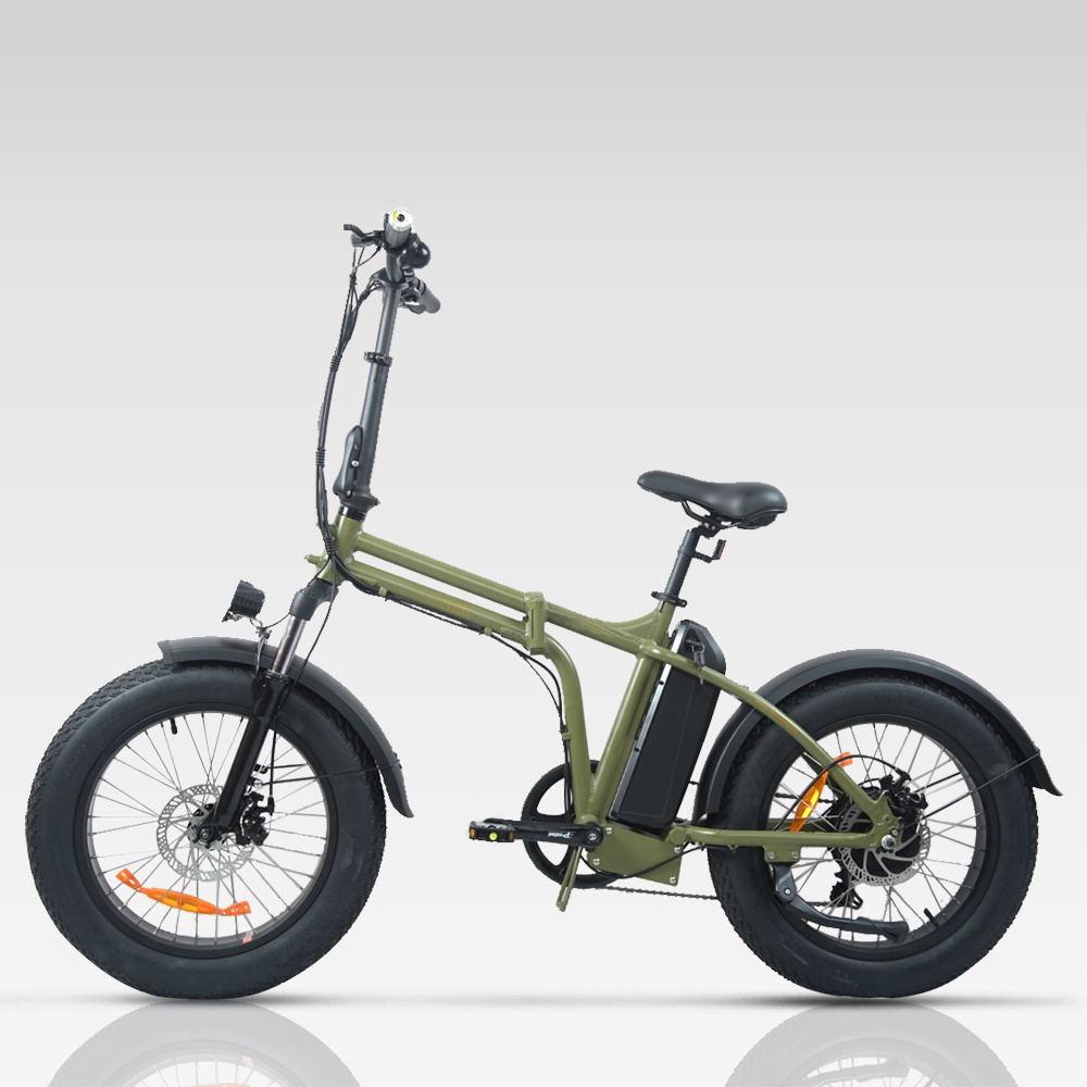 20 x 4.0 Inch Electric Bicycle 500W Folding fat tire Electric Bicycle Mountain Electric Bicycle with Removable 48V 13Ah Battery