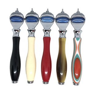 Customize Import From China 5 Blades Shaving Razor Classic Black Color Resin Metal Handle Blades Zinc Alloy Razor Head