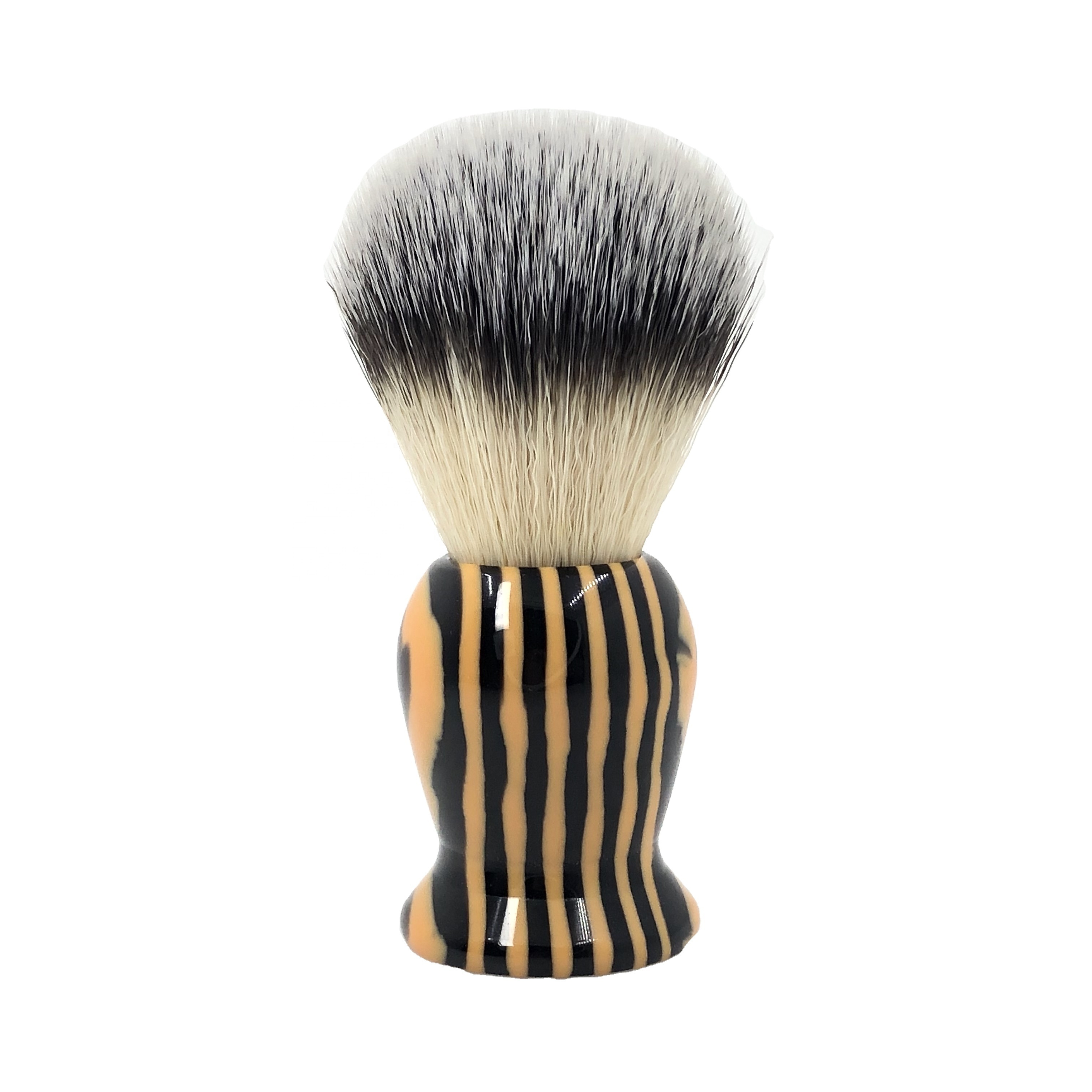 Popular Badger Hair Knots Shaving Brush Set Chrome Metal Resin Handle Zinc Alloy Razor Head Double Edge Safety Razor Shave Soap