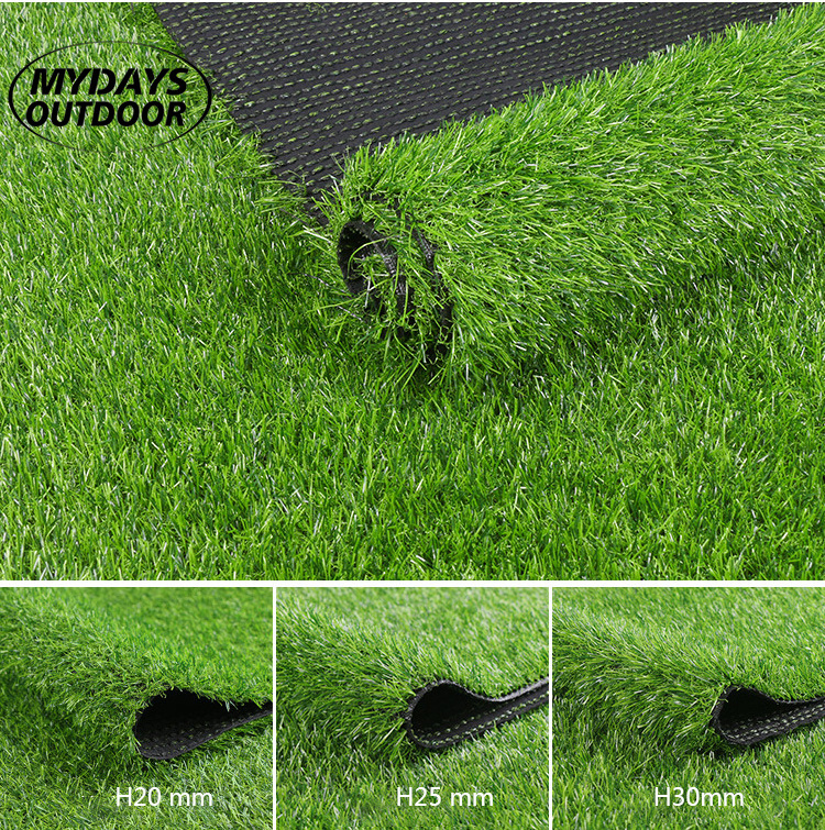 Mydays Height 20/25/30/40mm, Easy Maintenance Pet Friendly Indoor Plastic Grass Mat Drainage Artificial Grass Rug Turf For Dogs