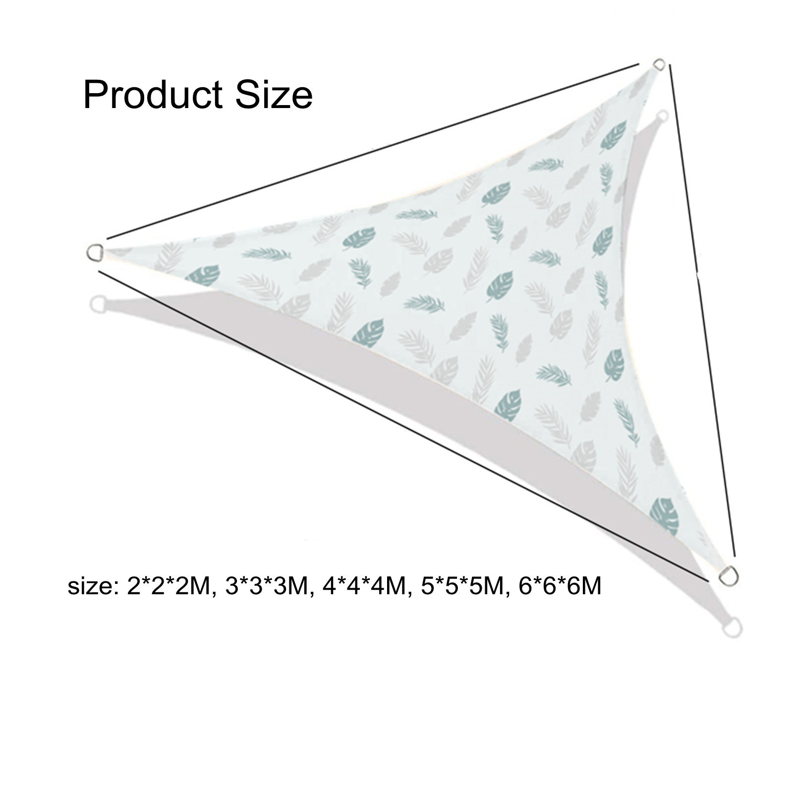 Low MOQ Customization Heavy Duty 420D Oxford Durable Waterproof Sun Shade Sail for Patio Backyard Lawn Garden Sand