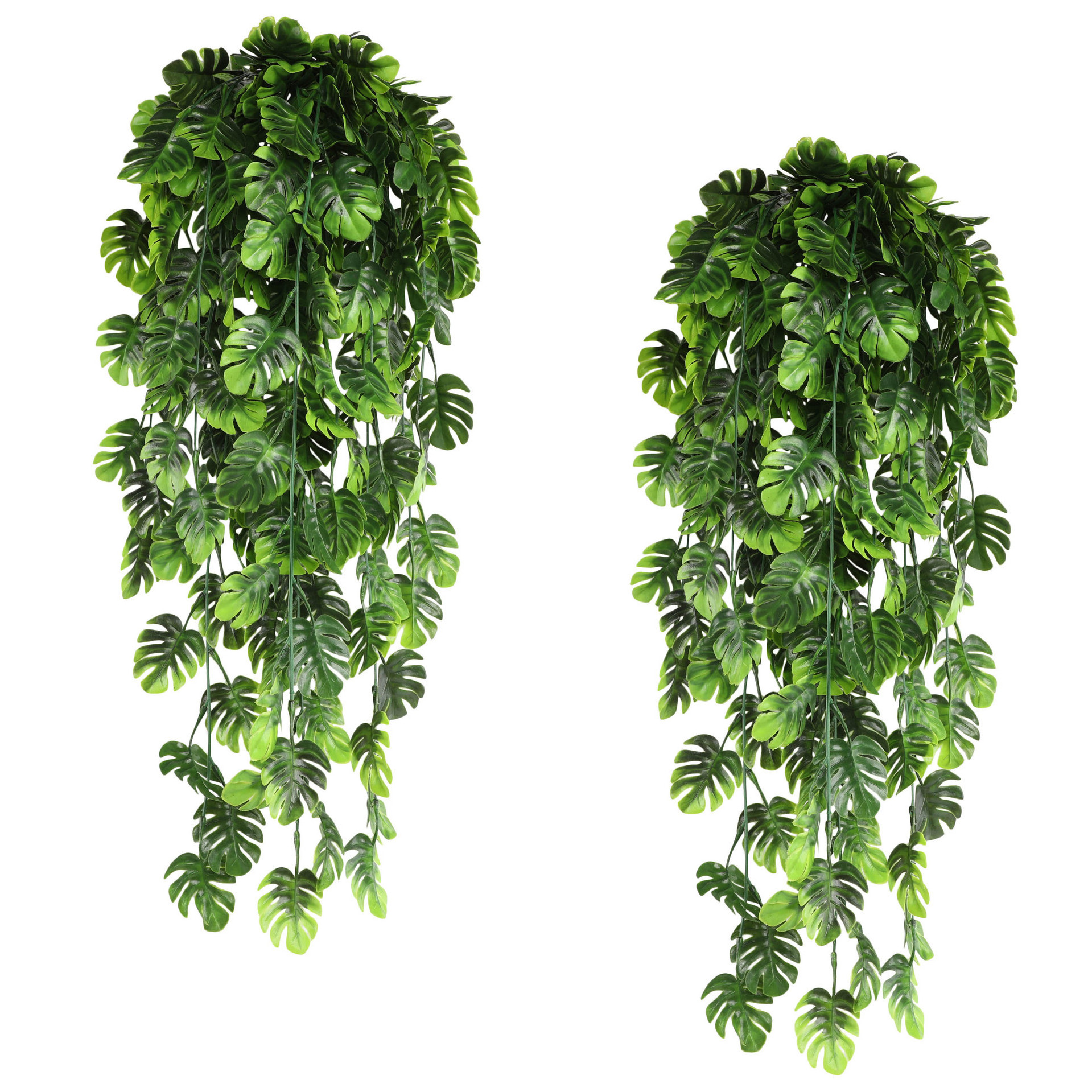 5 Stems Multi Models Lush Natural Lifelike Hanging Artificial Plants for Wall Wedding Party Decor