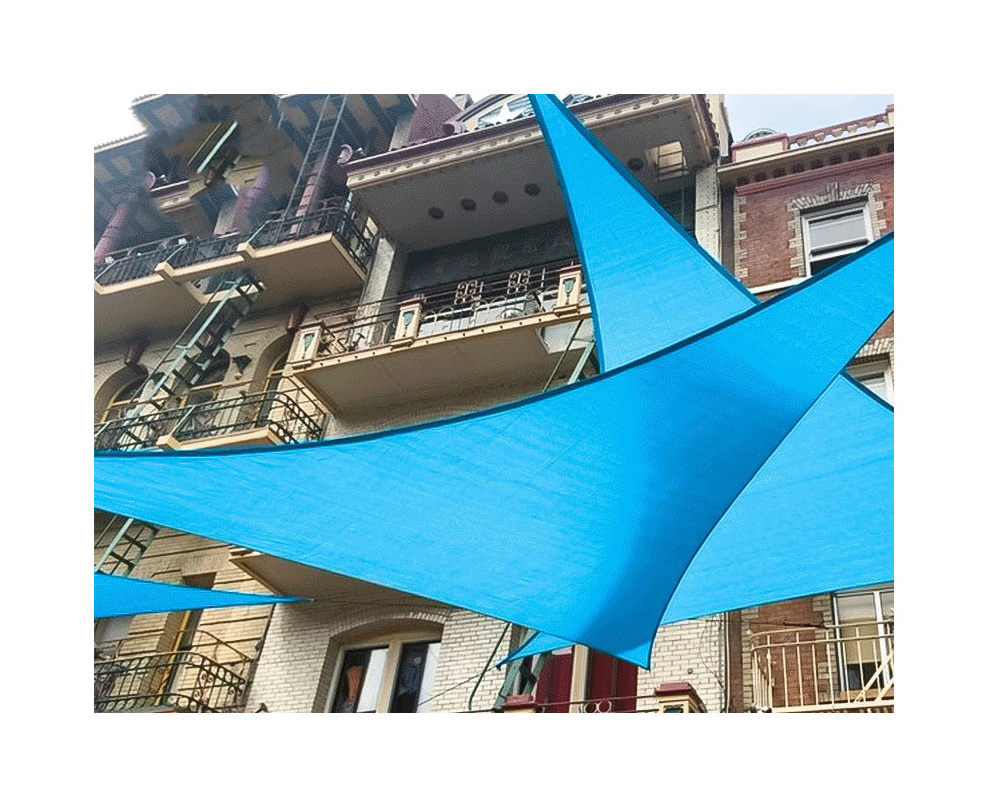 Portable 2*2m UV Block Rectangle Waterproof Polyester Sun Shade Sail Canopy for Patio Garden Outdoor Facility