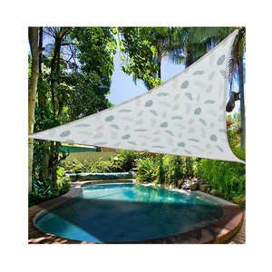 Low MOQ Customization Heavy Duty 420D Oxford Durable Waterproof Sun Shade Sail for Patio Backyard Lawn Garden Sand