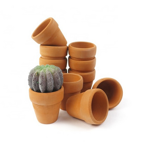 Small Mini Clay Pots 1.7" Terracotta Pot Clay Ceramic Pottery Planter Cactus Flower Nursery Terra Cotta Pots