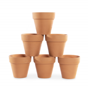 Mini Small Seed Outdoor Bulk Garden Terracotta Clay Succulent Stackable Planter Flower Pot Wholesale