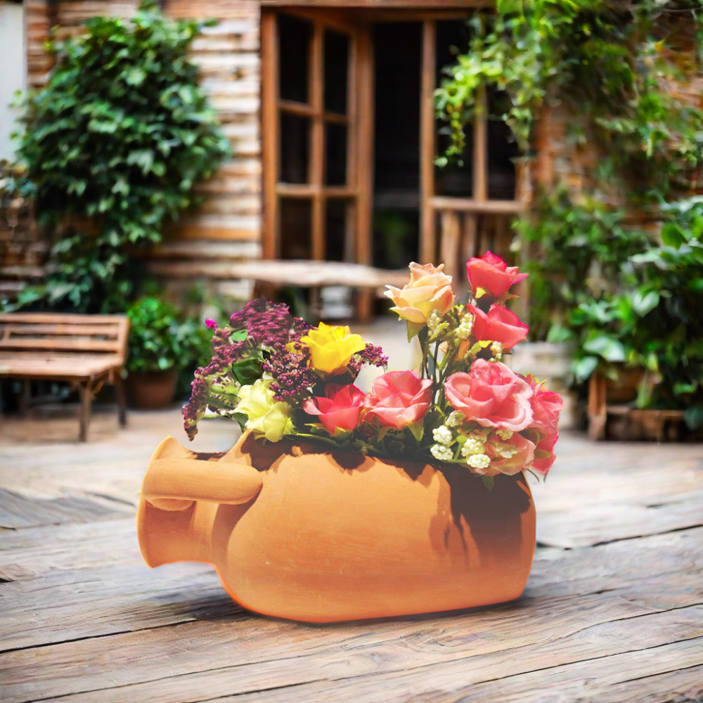 Factory-Sold Ceramic Pumpkin Flower Pot Terracotta Clay Vase and Planter for Garden Home or Nursery