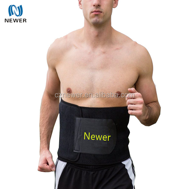 Soft best selling oem thermal sweat sports gym running neoprene waist slimming belt for man