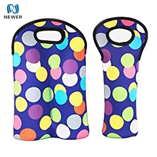 Custom low price free design single neoprene wine beer bottle cooler