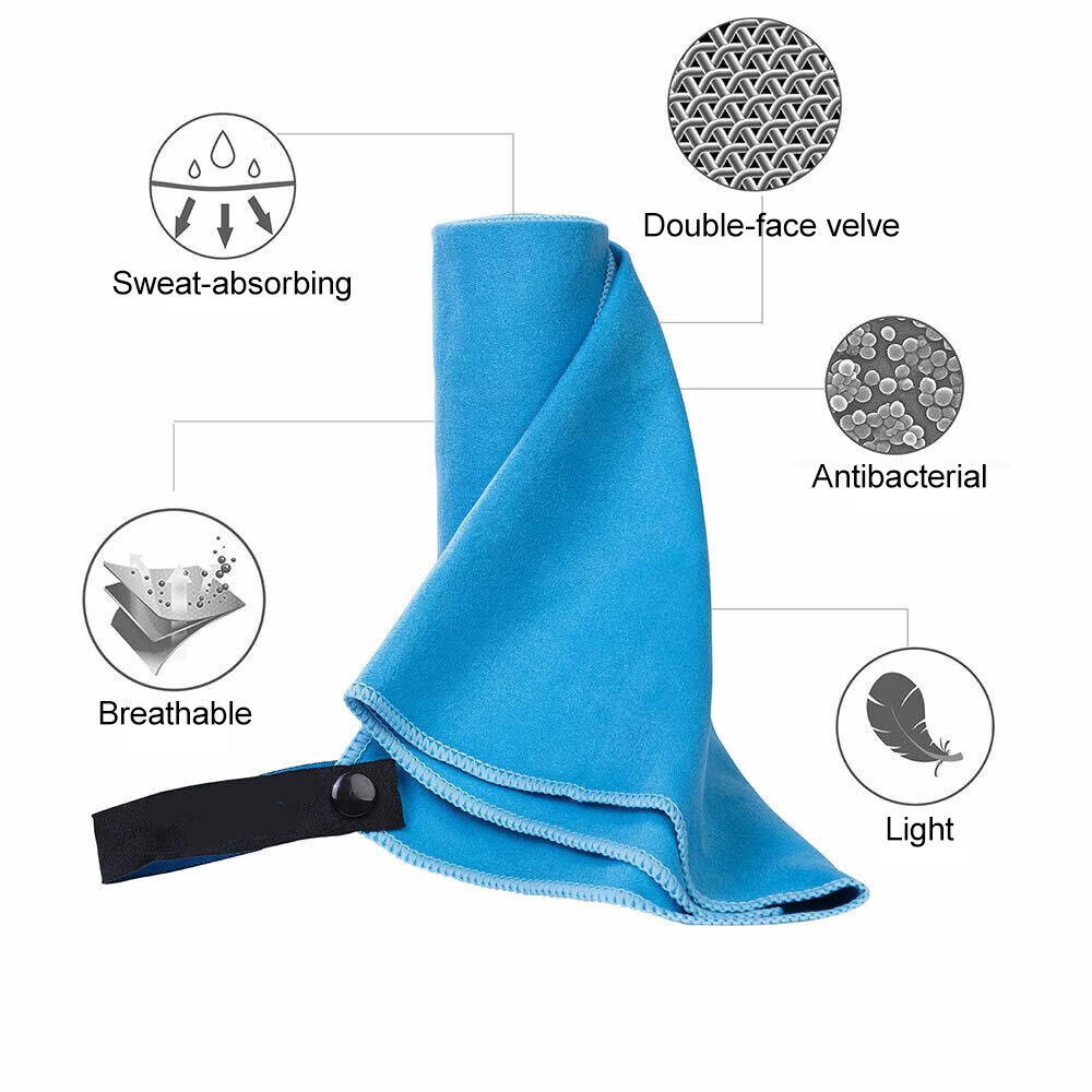 Quick Dry Microfiber Sports Towel For Outdoor Camping Running Hiking Travel Woven Sports Towels Breathable Gym Sport Towel