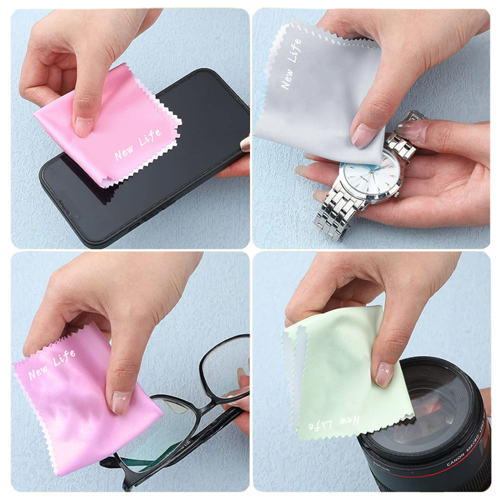 Microfiber Eyeglasses Cloths Wholesale Digital Photo Printing Eye Glasses Micro Fiber Lens Screen Glass Wiping Cleaning Cloth