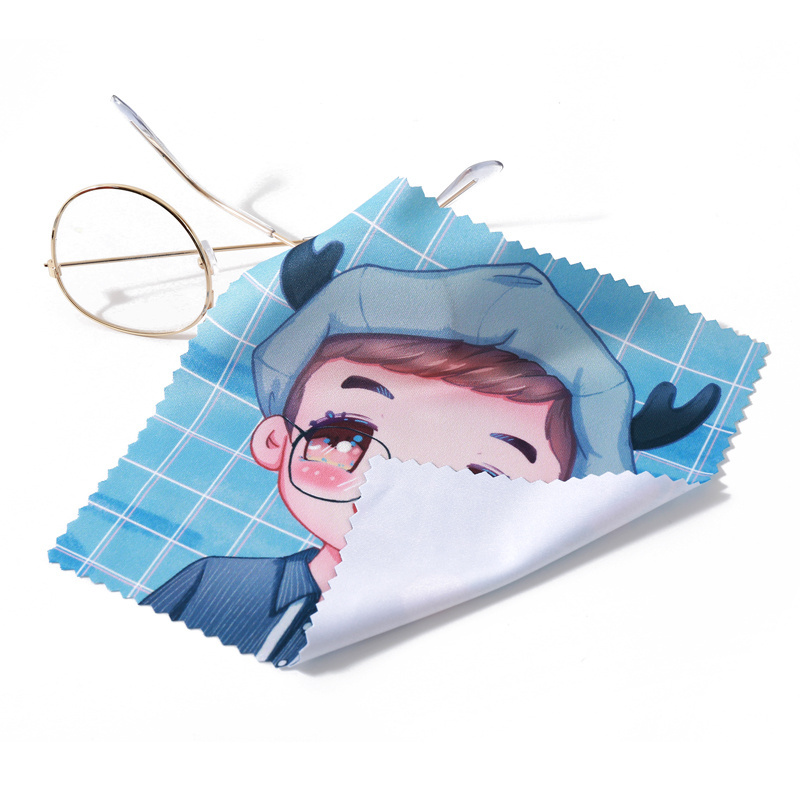 Microfiber Glass Cleaning Cloth Producer for Microfibre Lens Cleaning Cloth Textile Custom Logo Printed Cellphone Cleaning Cloth