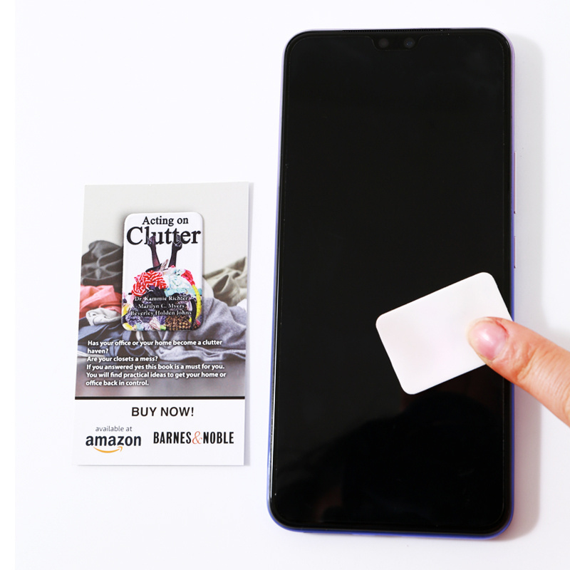 Phone Sticky Screen Cleaner Digital Printing Microfiber Mobile Phone Sticky Screen Cleaner