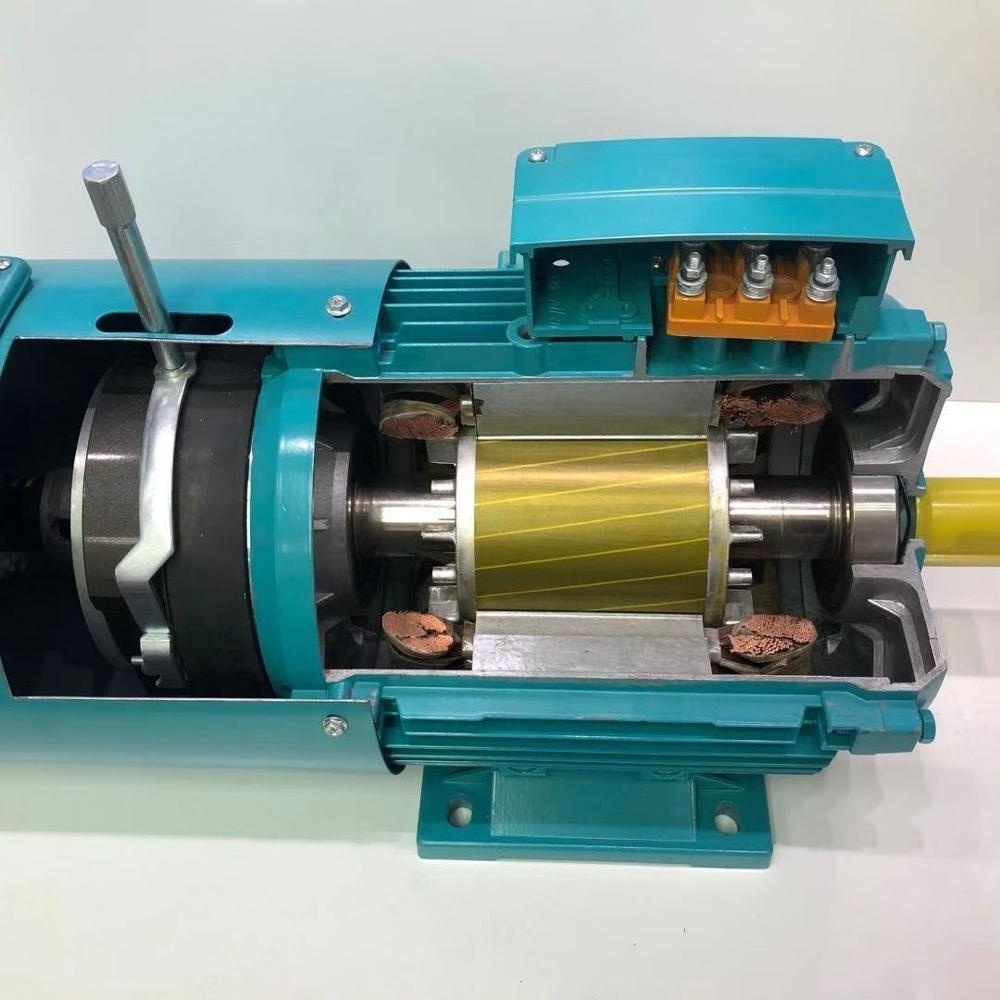 Made in China 3 phase 3Kkw 4 hp Electric Magnetic brake Motor