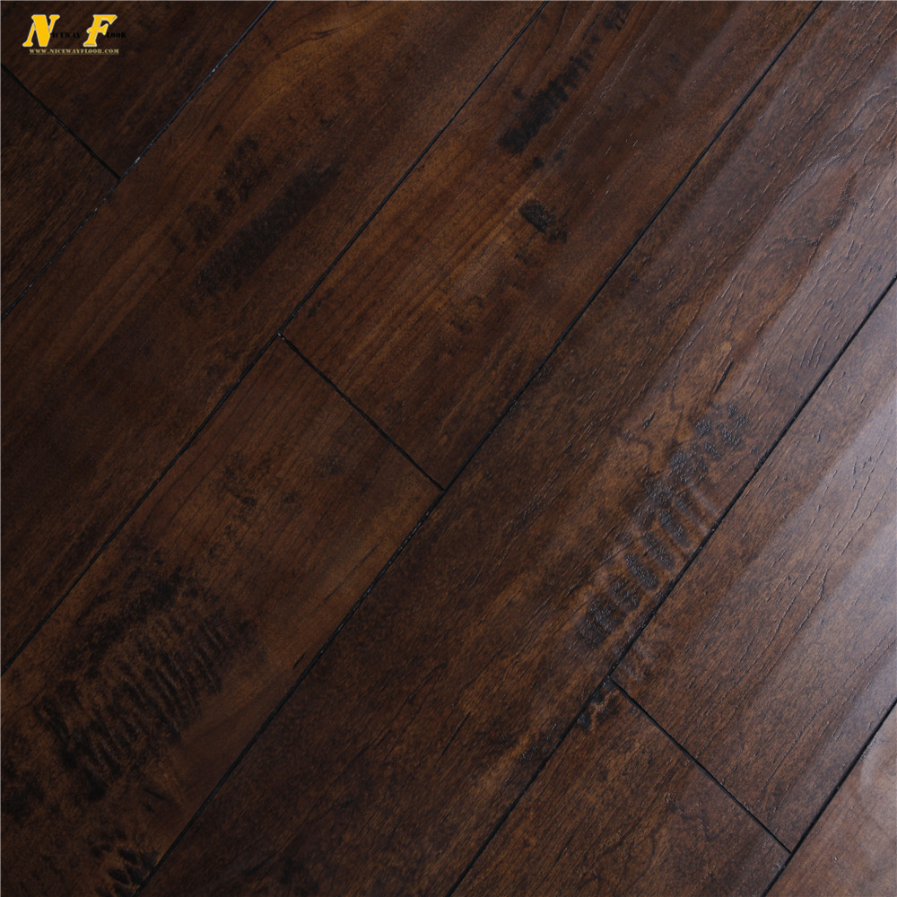 Competitive price handscraped HDF wooden 12mm laminate flooring