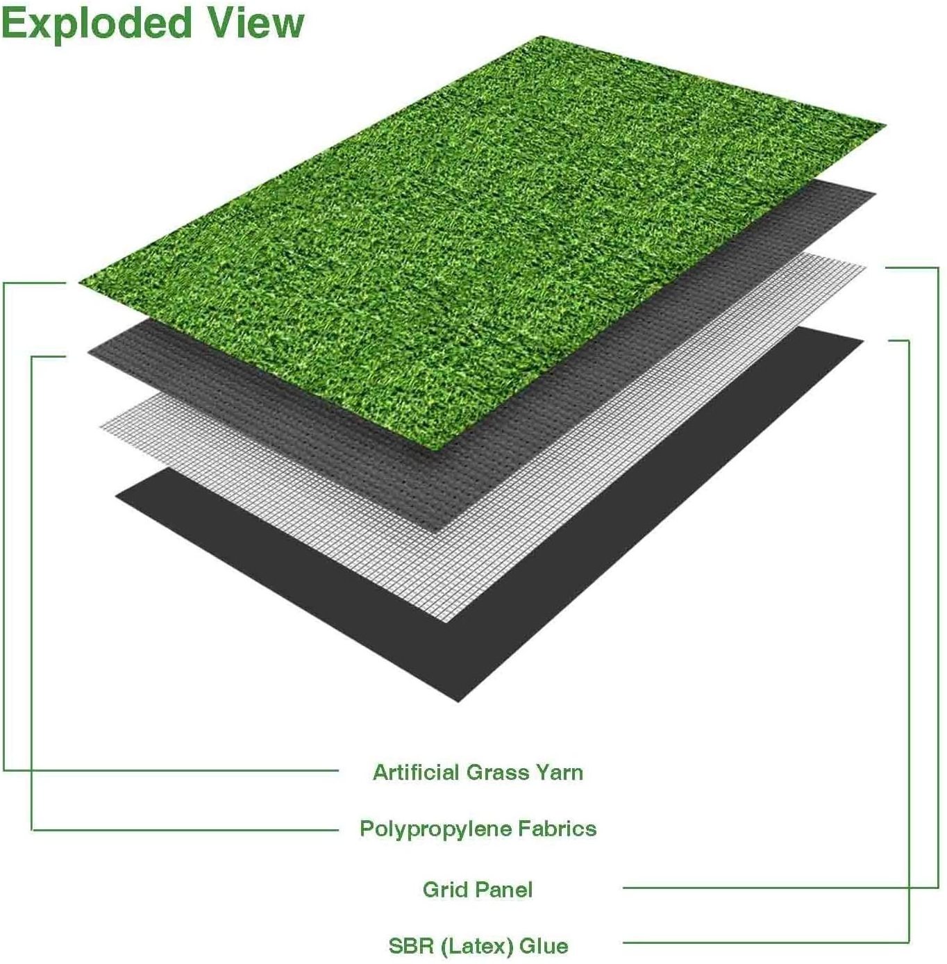 high-quality artificial grass/fake grass artificial grass/turf artificial grass for football and soccer filed