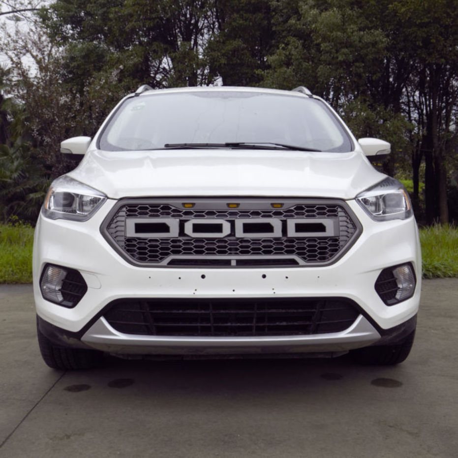 Car Body Kit Upper Black Grille Front Bumper Facelift Car Grille Fit For Ford Escape Kuga 2016-2019