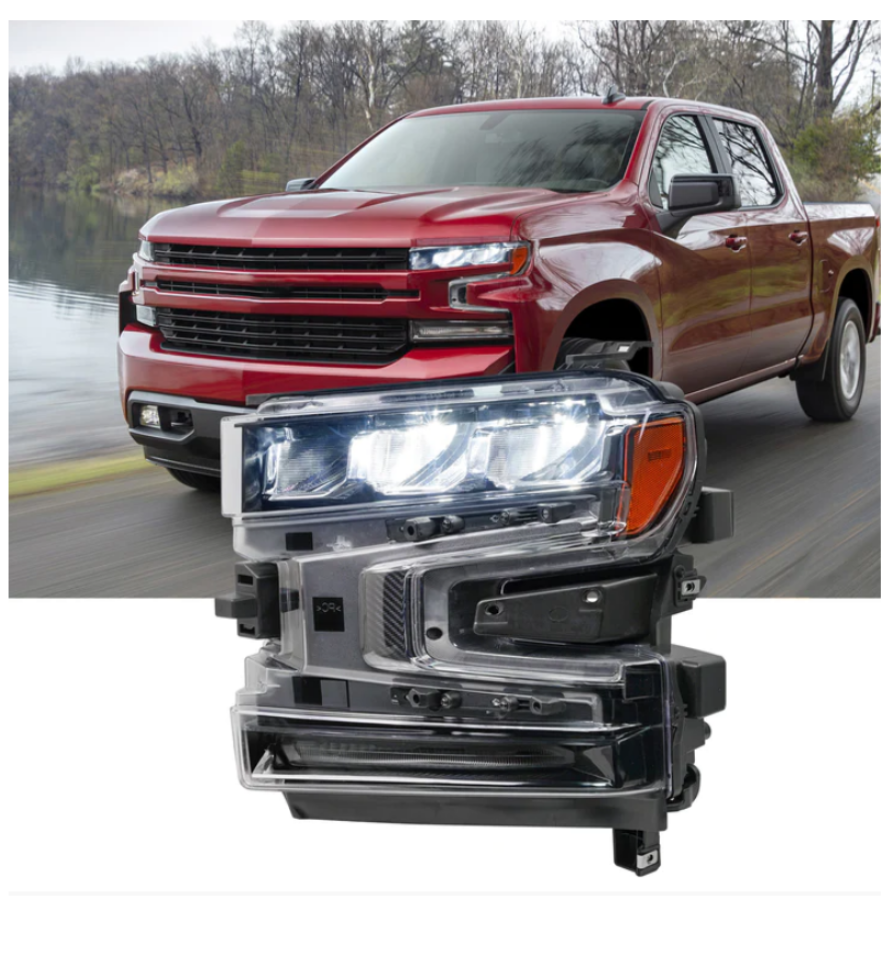 ED Headlight Assembly For Chevy Silverado 1500 2019-2021