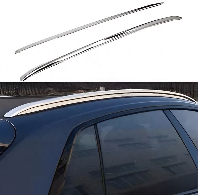 2Pcs Fits for Audi Q8 2019 2020 2021 Aluminum Roof Rail Rack Side Rail Bar Car Top Luggage Rack