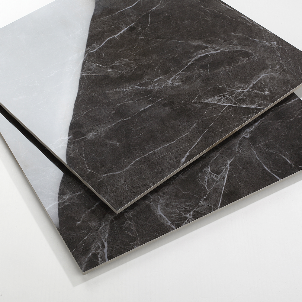 New Arrival Marble Look Black Polished Ceramic Floor Tile 60x60 Porcelain Ceramic Glazed Tiles