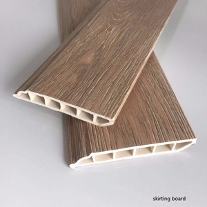 Factory Directly Customized Baseboard Wallboard SPC Vinyl PVC Skirting Board Flooring Accessories