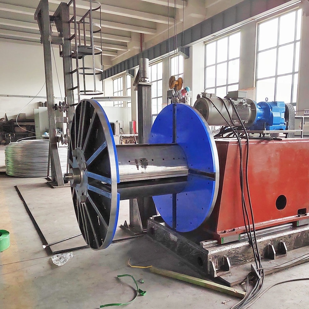 Aluminium rod Cable Rewinding Machine Transformer Coil Winding Machines