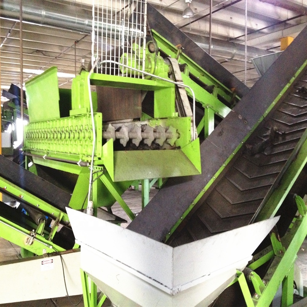 tire recycle machine line to rubber to tire powder used tyre recycling machine