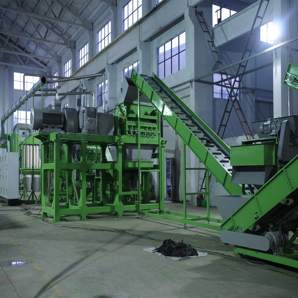 tyre recycling production line Rubber Grinding CHOPPER Machine