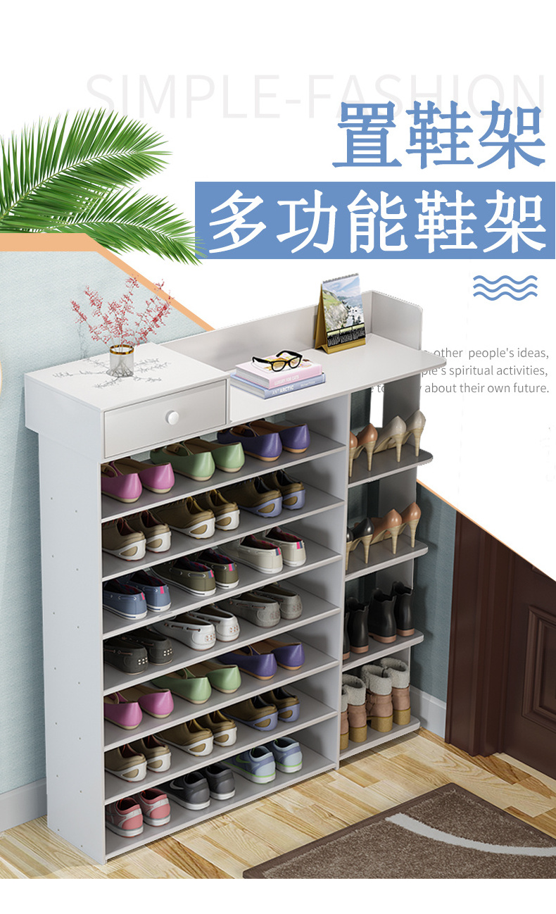 Modern white shoe storage cabinet shoe rack designs wood shoe rack organizer