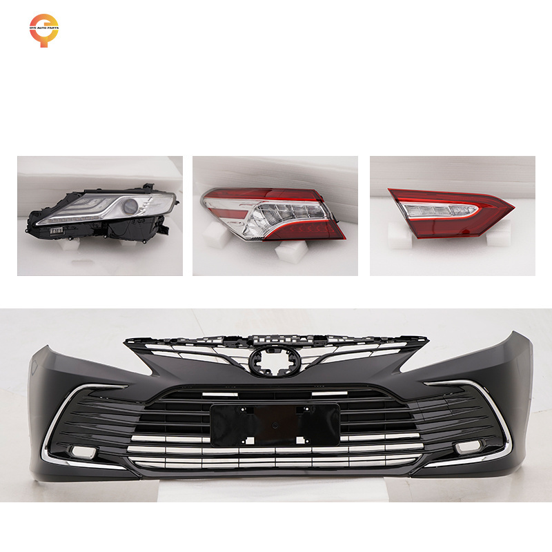 ooooooooooooy Bodykit front bumper car accessories Led headlight headlamp Conversion kit Camry 2018 upgrade to 2023 body kit