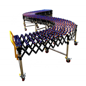 Gravity Plastic Wheels flexible Manual Telescopic Conveyor flexible roller conveyor for assembly line