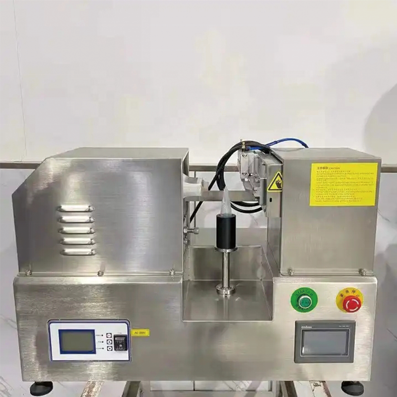 tabletop tube sealer ultrasonic plastic tube sealing machine pressing expiration date