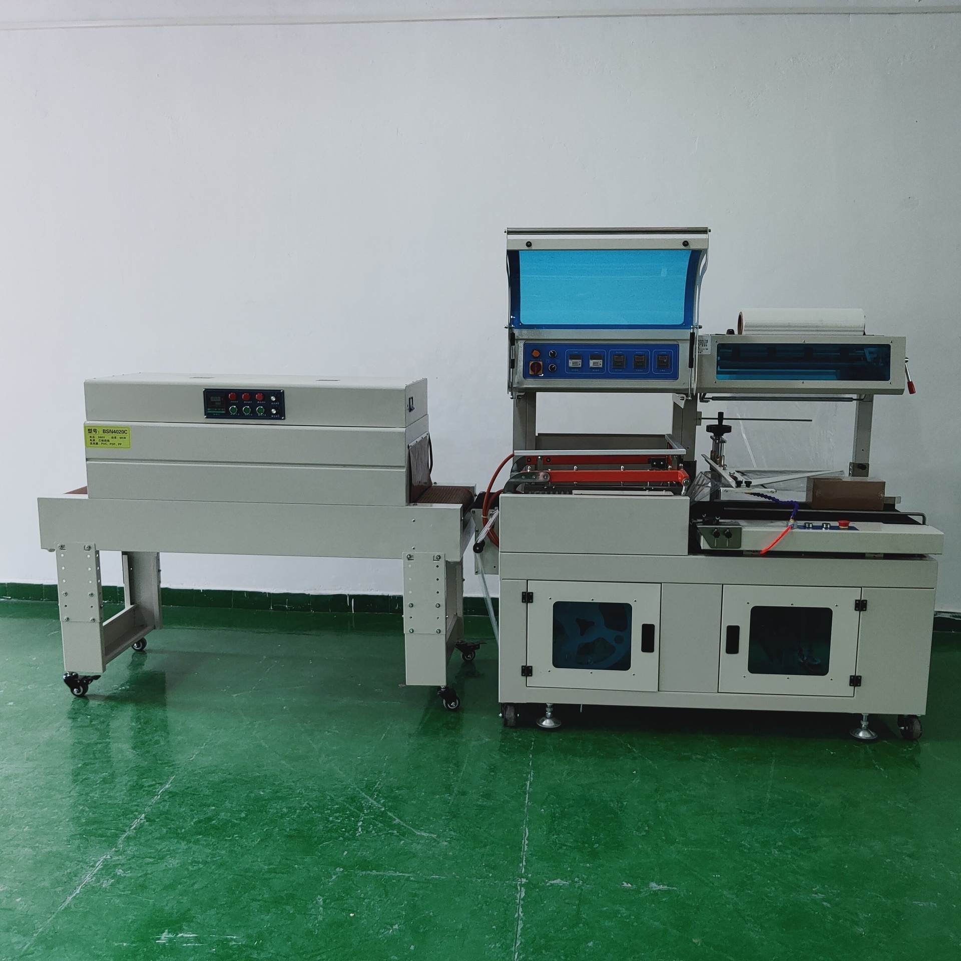 PVC Film Heat Bottle Tunnel Shrink Wrapping Machine Automatic Film Heat Shrink Wrap Packing Wrapping Machine For Perfume Box