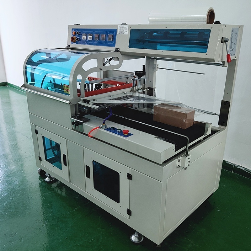 PVC Film Heat Bottle Tunnel Shrink Wrapping Machine Automatic Film Heat Shrink Wrap Packing Wrapping Machine For Perfume Box