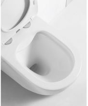 Ceramic Glaze Toilet Cyclone Flushing Floating Ceramic Toilets For Small Bathroom