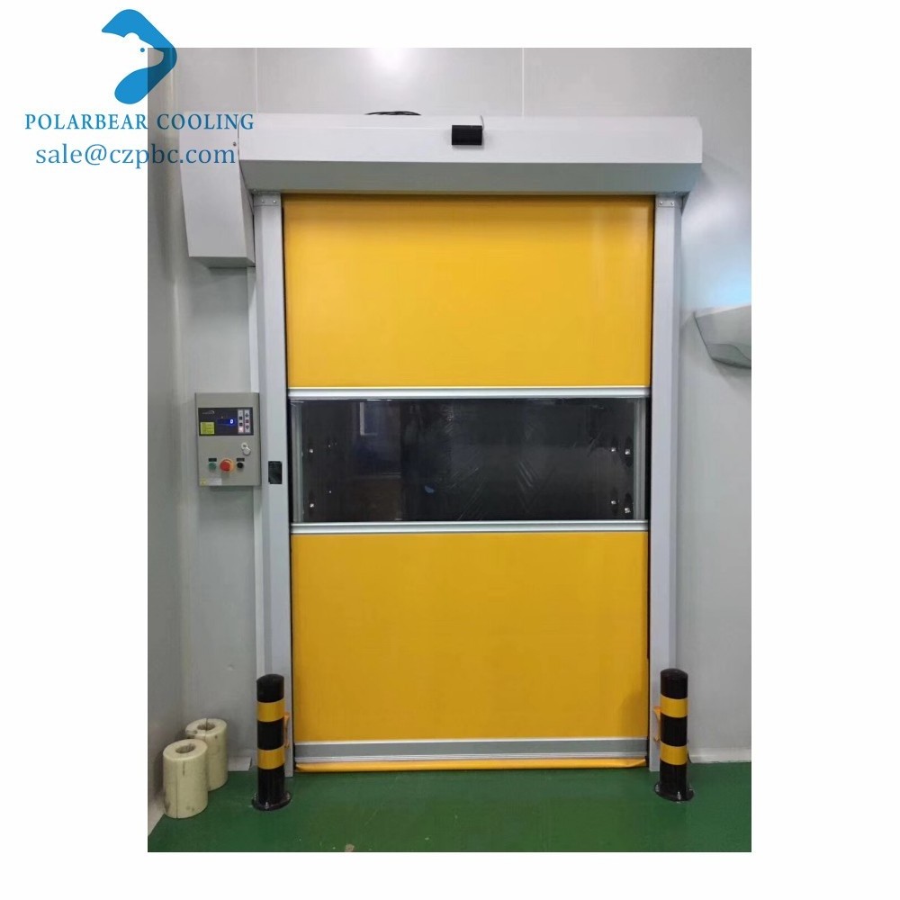 Hot Sale Commercial Industrial PVC Warehouse Dock Door Aluminum Roll Up Rapid High Speed Spiral Door