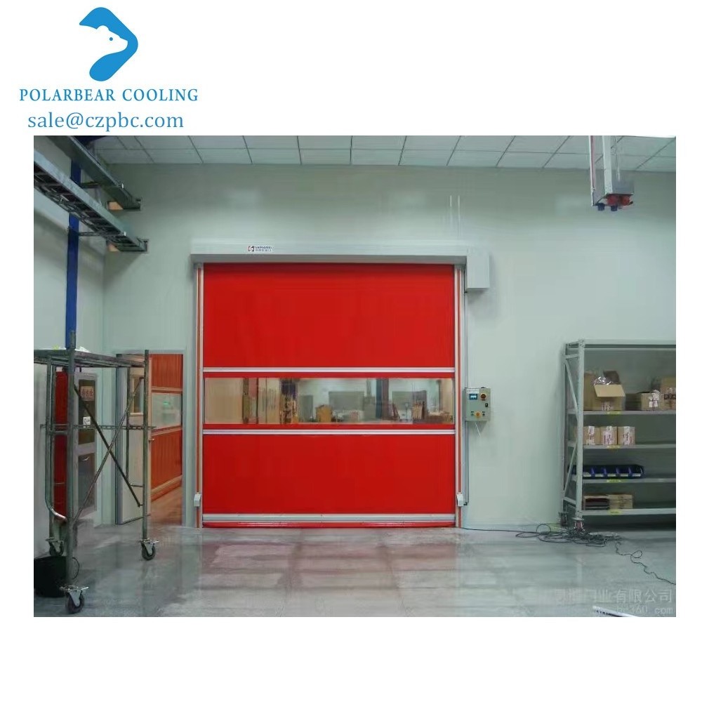 Hot Sale Commercial Industrial PVC Warehouse Dock Door Aluminum Roll Up Rapid High Speed Spiral Door