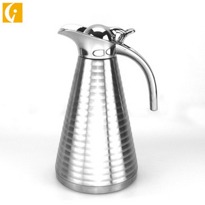 Double Wall Thermos Stainless Steel Vacuum Coffee Pot  Thermal Insulation Pot