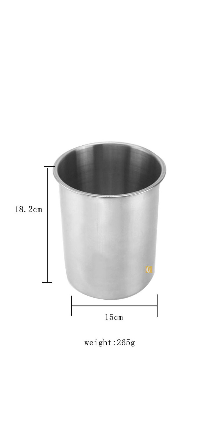 Metal buckets hot selling stainless steel Ice bucket water bucket stainless steel pail